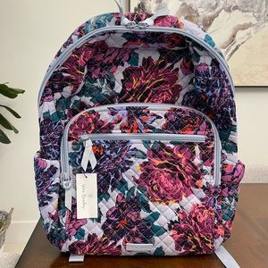 Vera Bradley Campus backpack in Neon Blooms